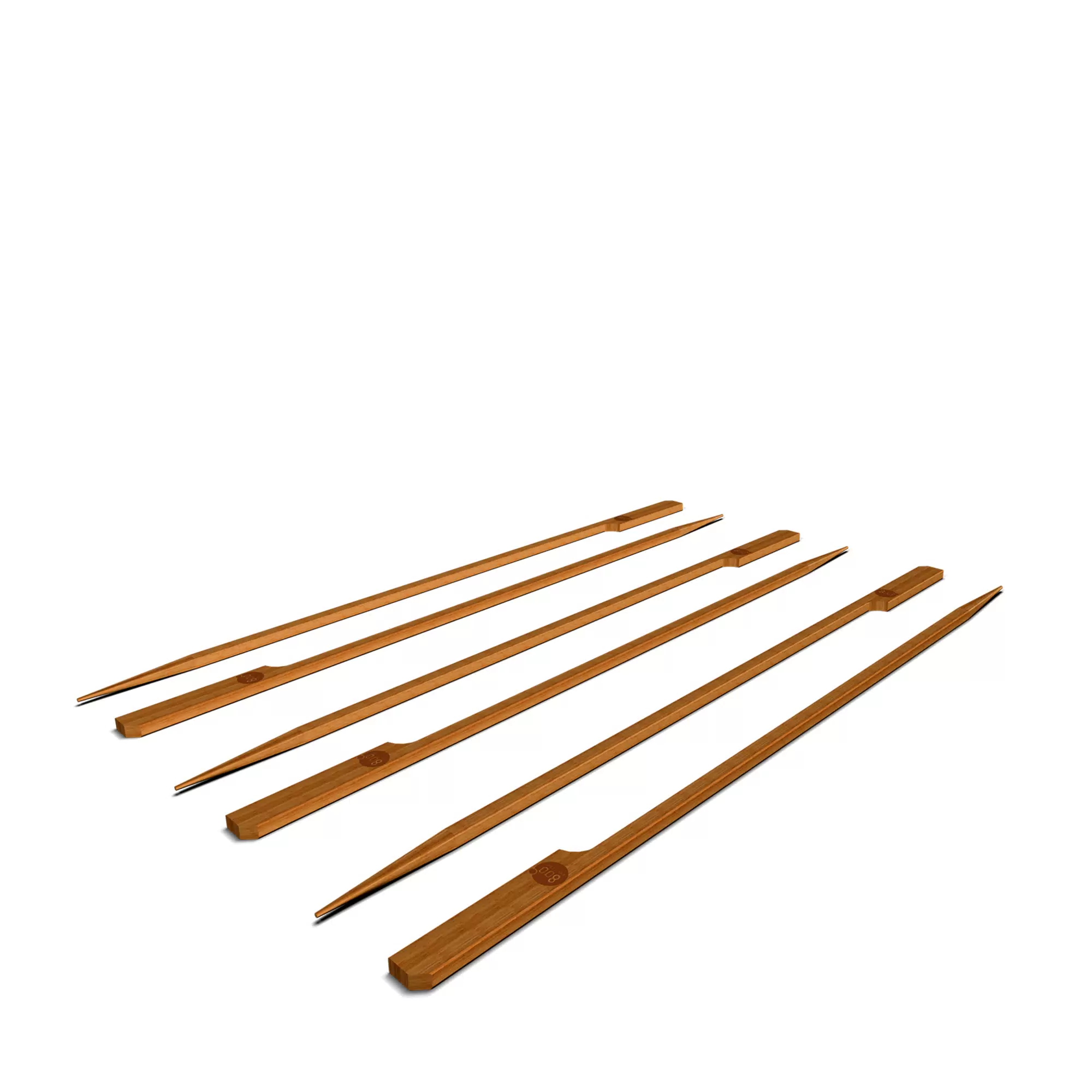 фото Шпажки бамбуковые длинные 800 degrees bamboo skewers, 130 шт