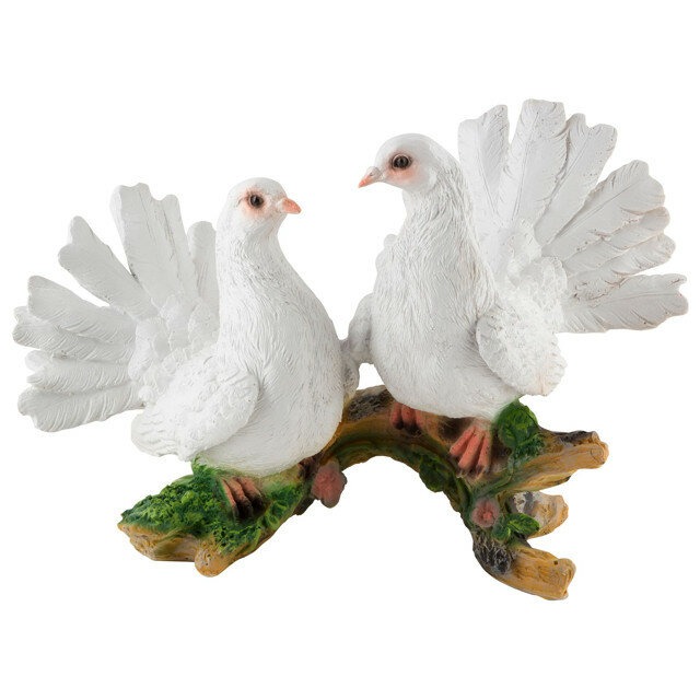 

Фигура садовая Полиформ голуби 38х38х19 см, Белый;коричневый;зеленый