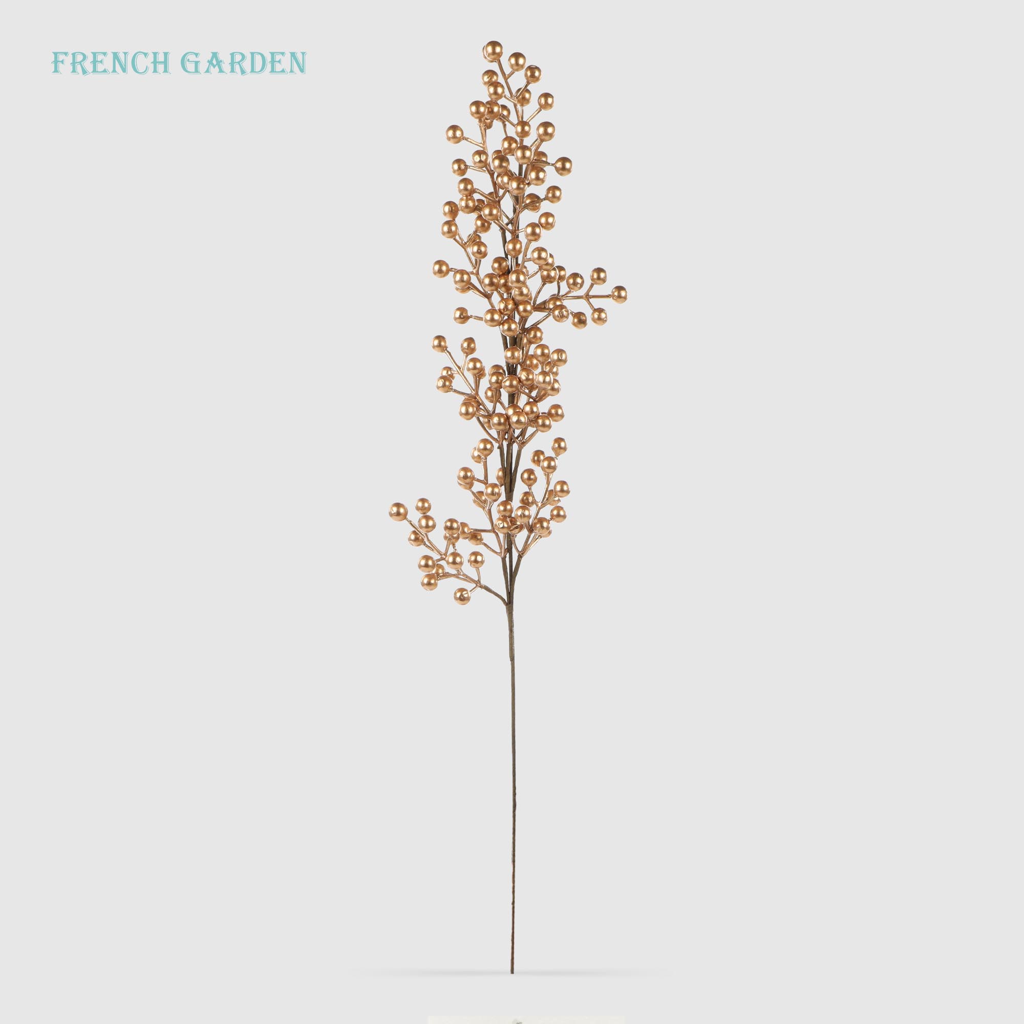 Ветвь с ягодами French garden золото 76 см 269₽