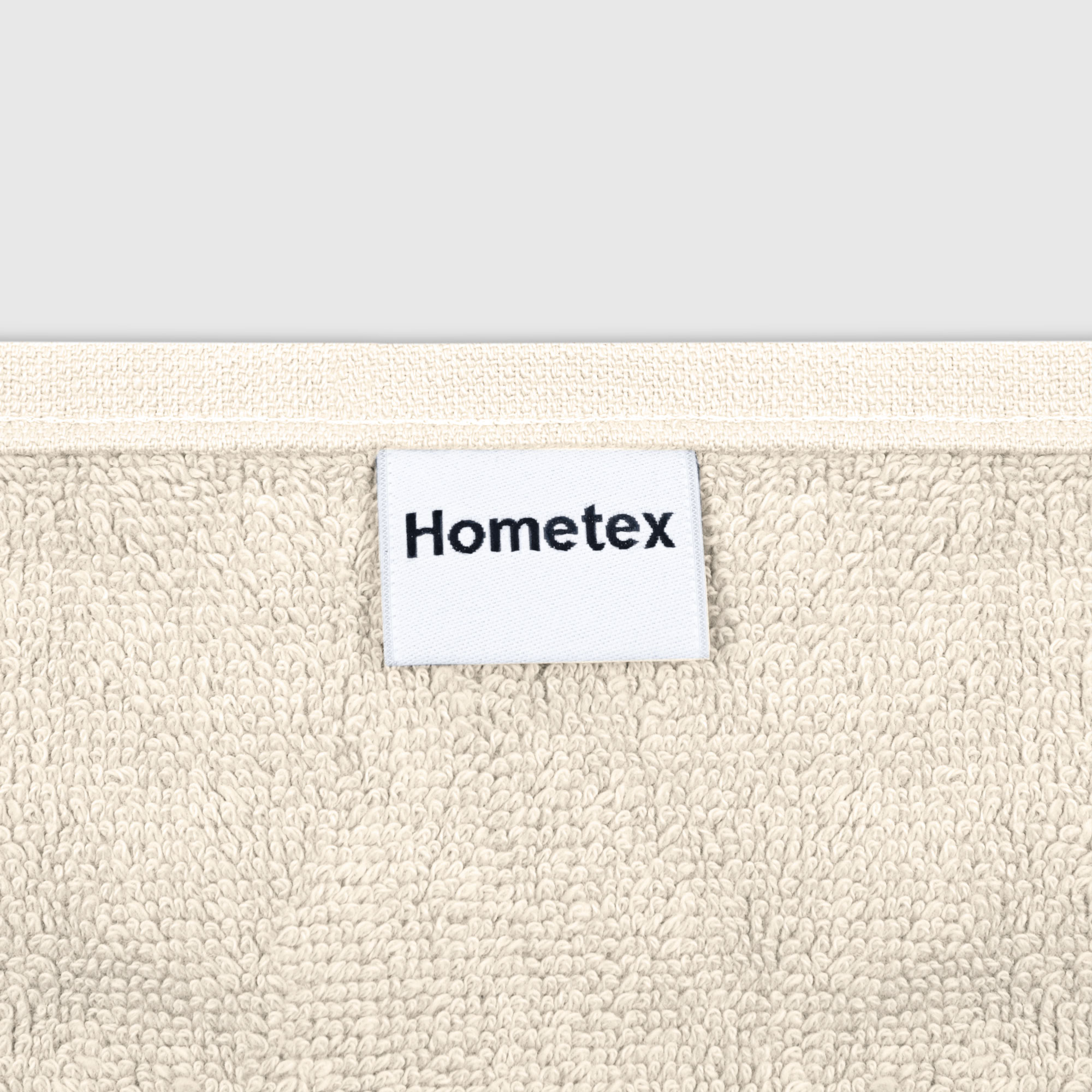 Полотенце махровое Hometex Original бежевый 30x30 см Вид№7