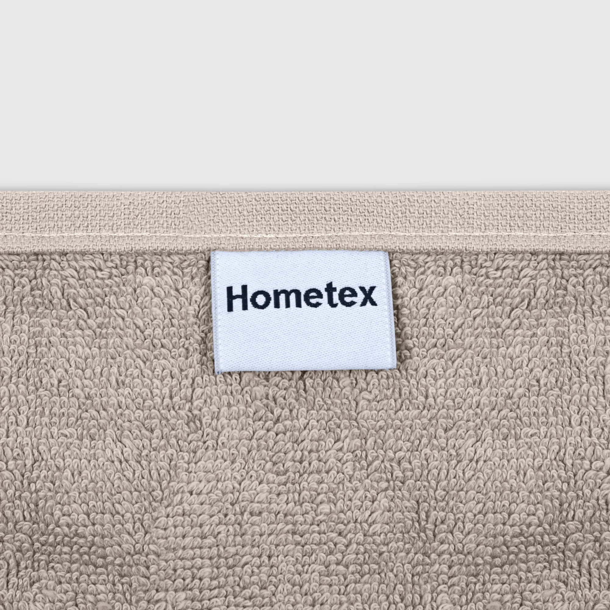 Полотенце махровое Hometex Original темно-бежевый 30x30 см Вид№7