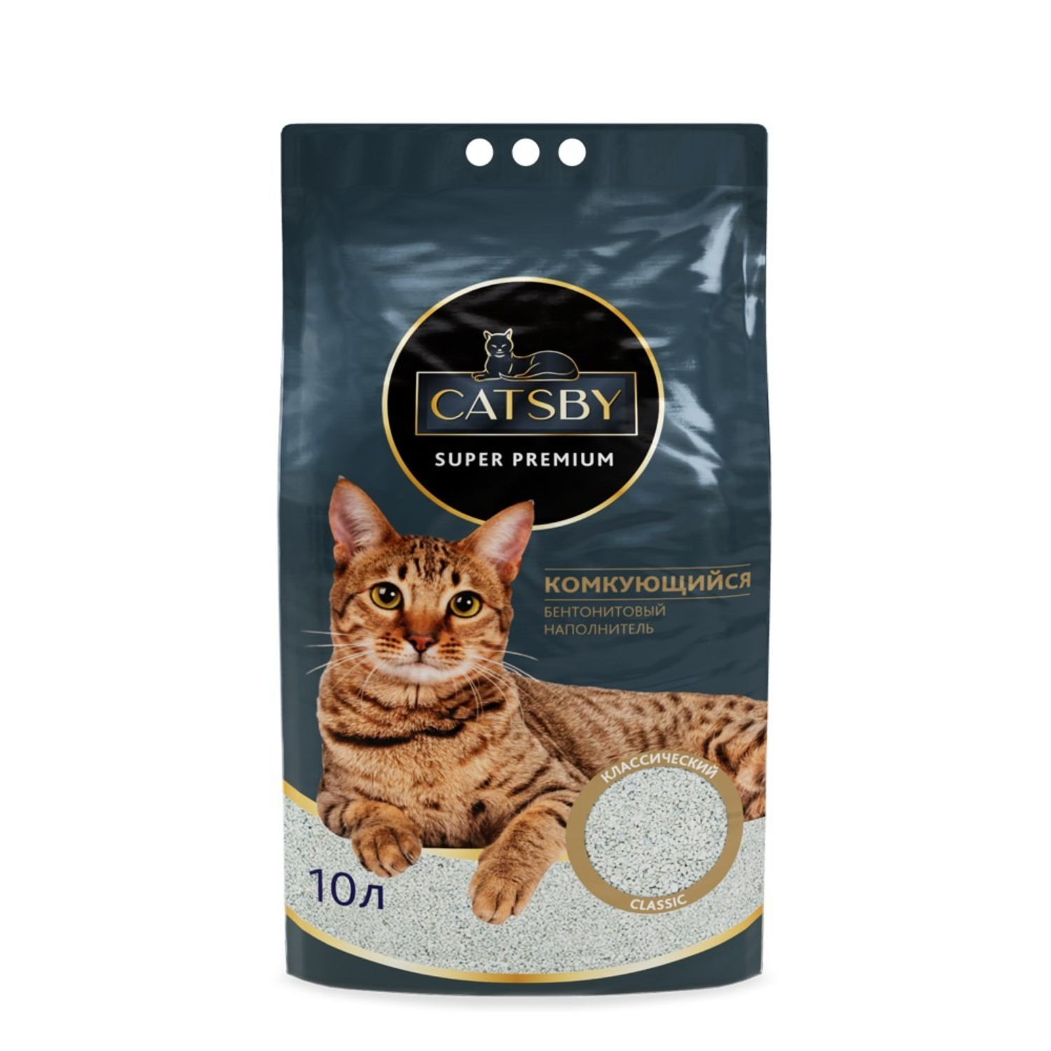 Наполнитель туалетный Catsby classic комкующийся 10 л 1599₽