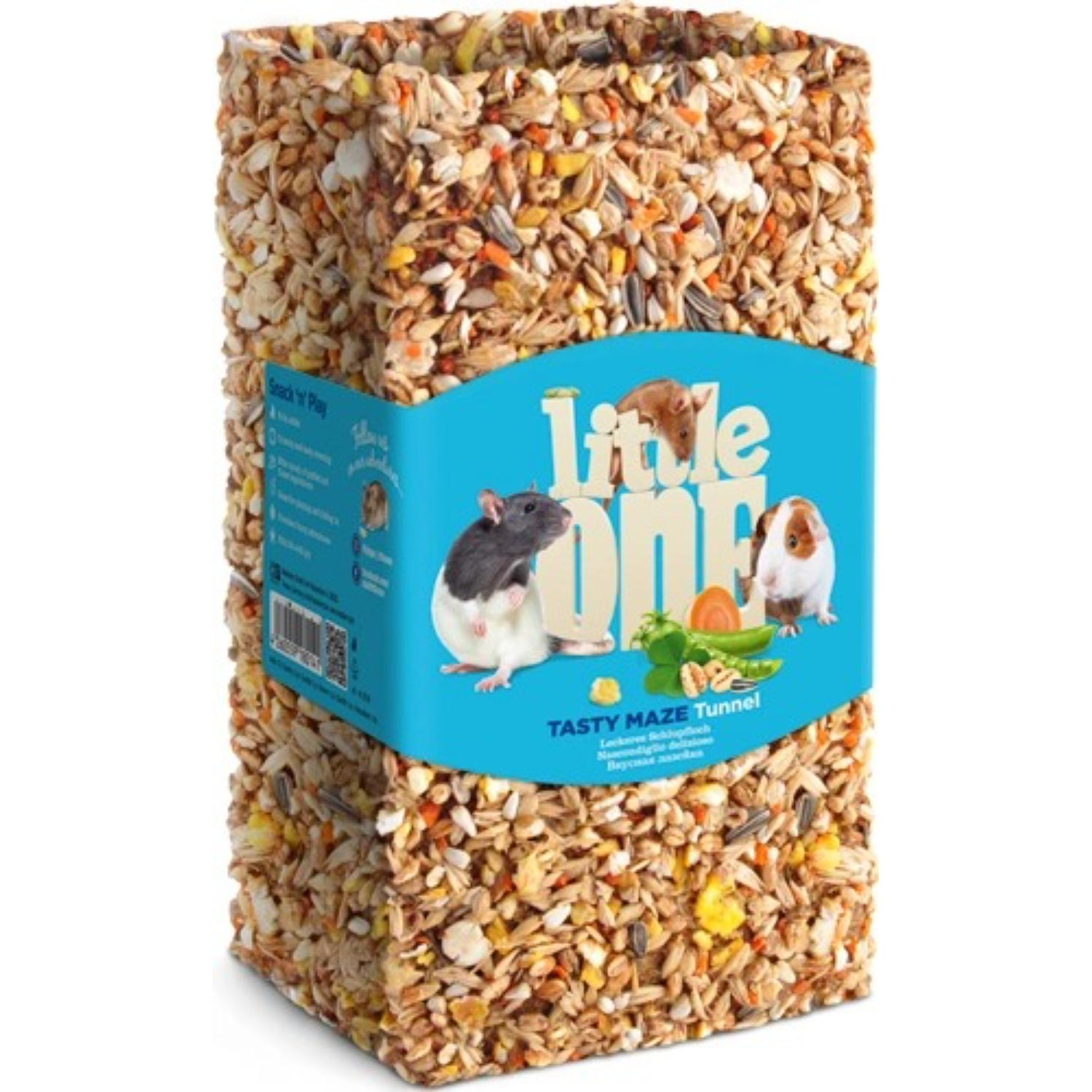 Лакомство для грызунов LITTLE ONE Вкусная лазейка туннель средний 270 г 459₽