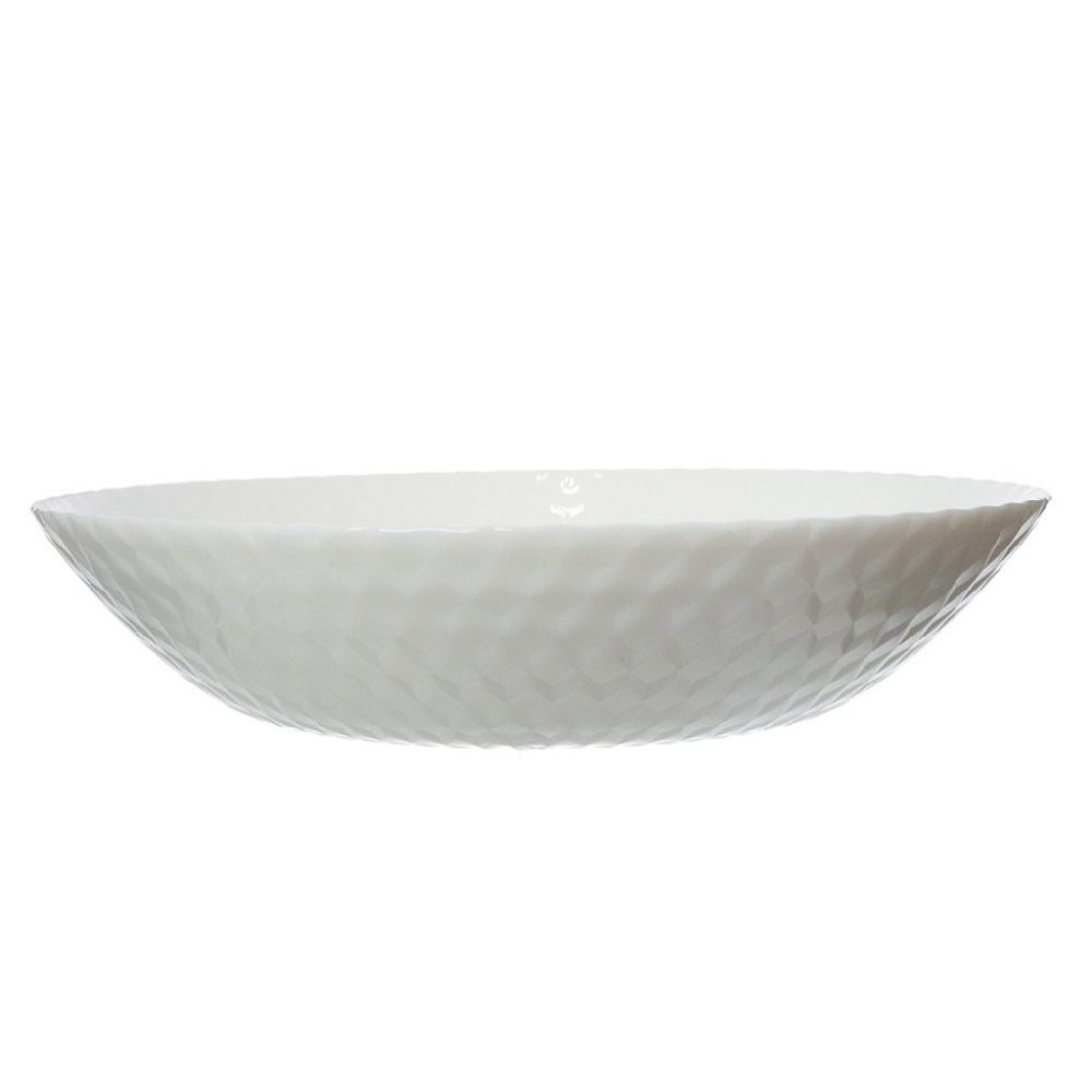 Тарелка Luminarc Pampille blanc суповая белая 20 см тарелка суповая pampille black 20см luminarc q4619