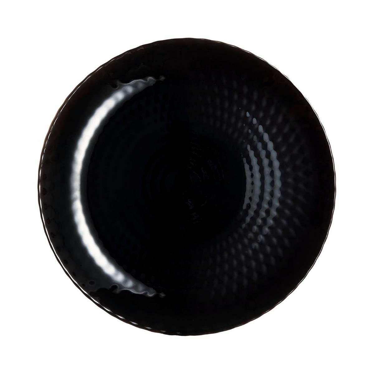 Тарелка Luminarc Pampille black десертная 19 см, цвет черный