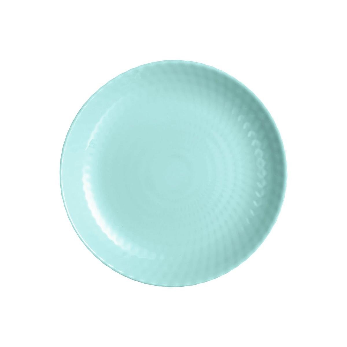 Тарелка Luminarc Pampille turquoise обеденная 25 см, цвет бирюзовый - фото 1