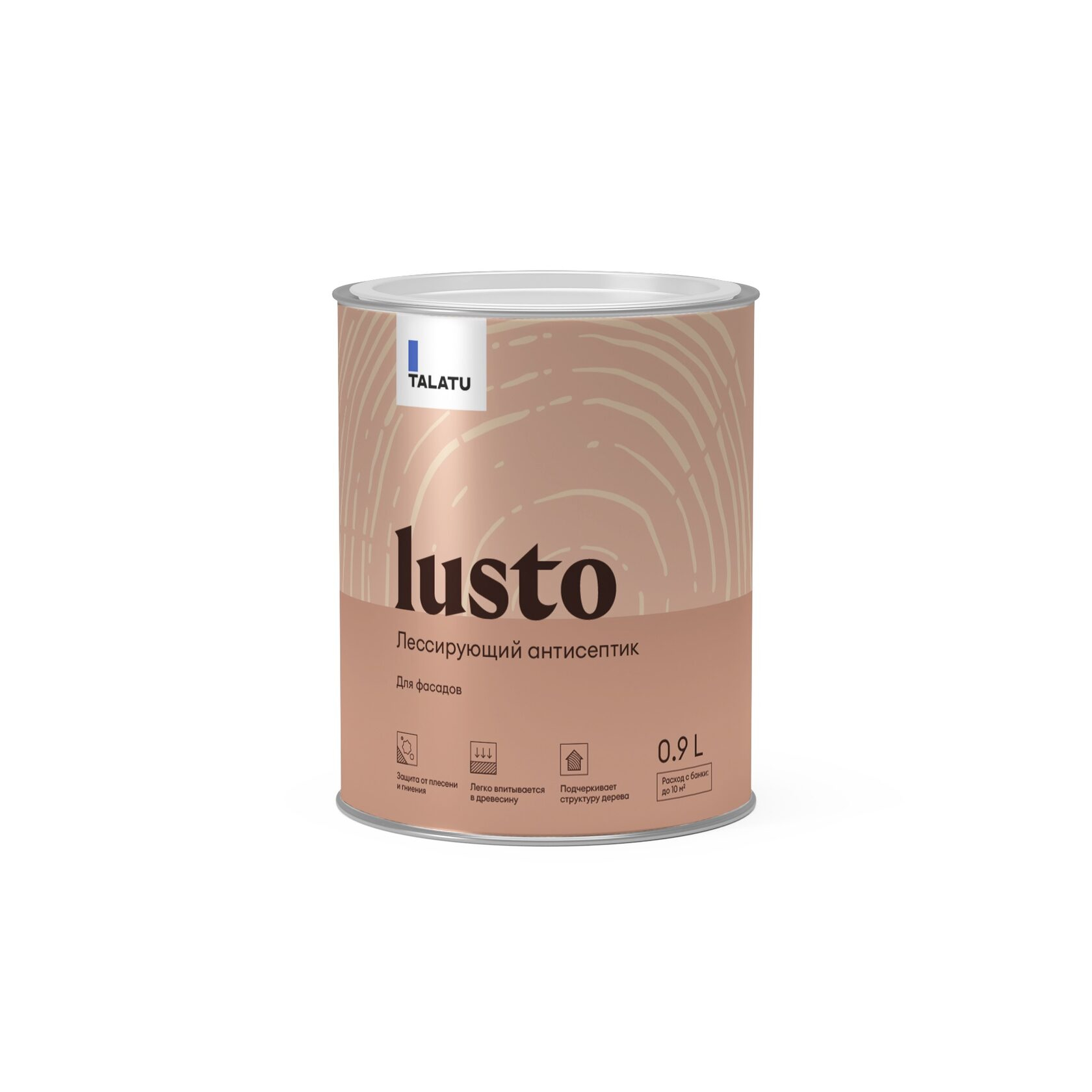 Антисептик лессирующий Talatu Lusto 0,9 л