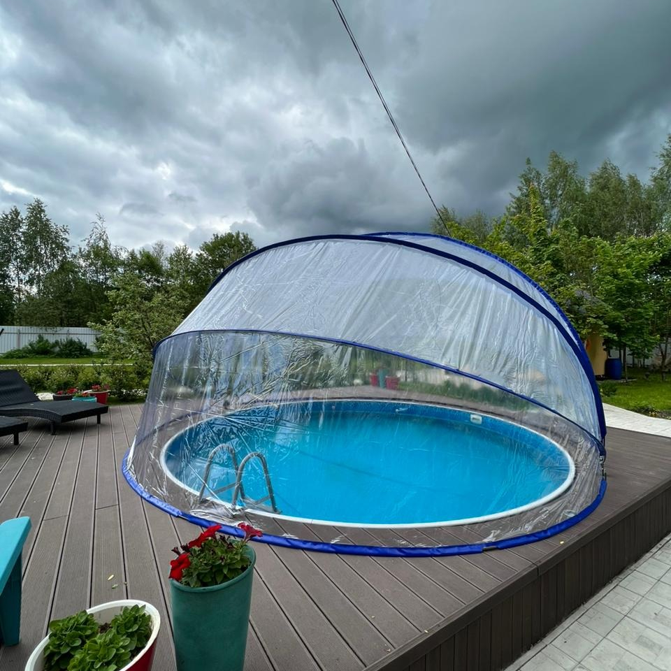 Тент для бассейна Pool tent на землю 3,6 м Вид№2