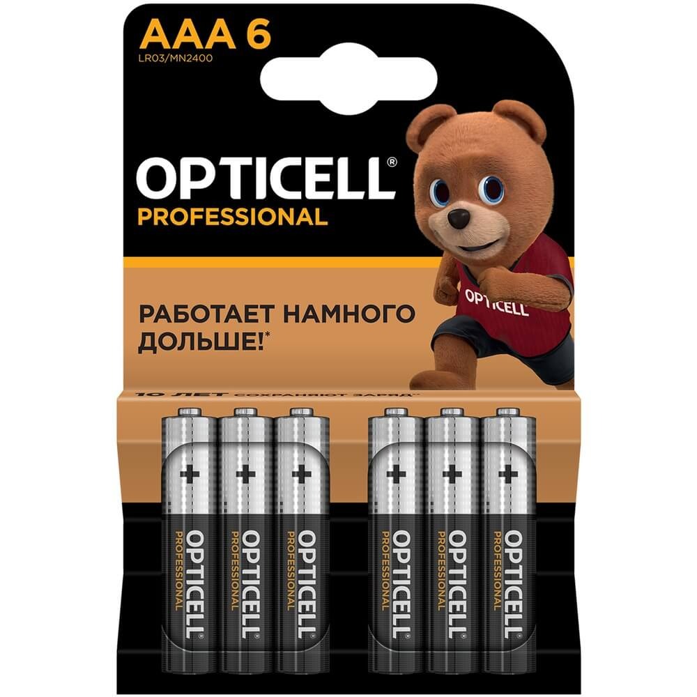 Батарейки Opticell Professional AAA 6 шт