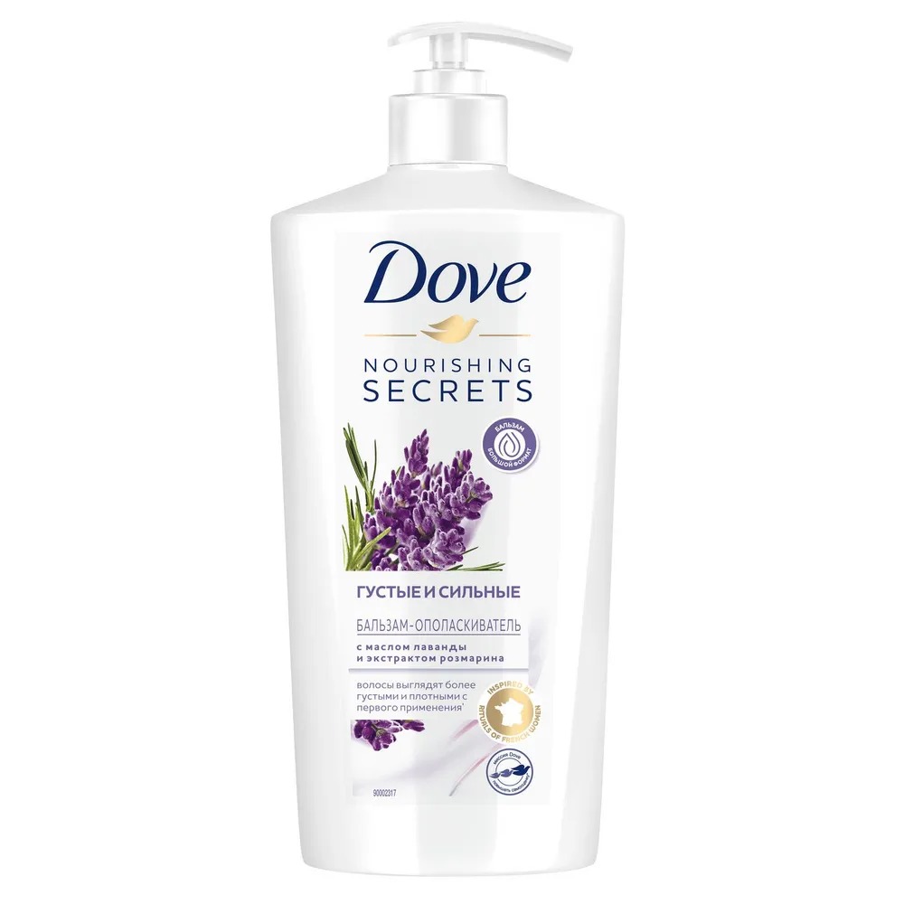 Бальзам Dove Nourishing secrets Густые и сильные с лавандой и розмарином 630 мл