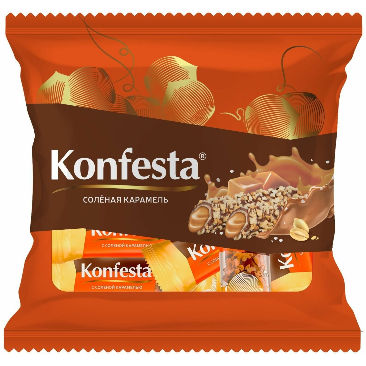 Конфеты Конфеста konfesta солёная карамель 500 г 379₽