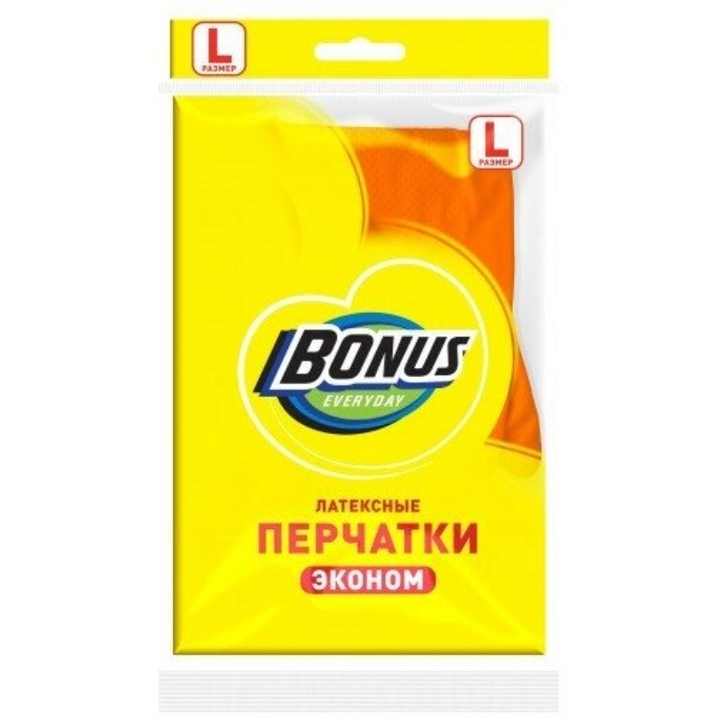 Перчатки латексные Бонус Эконом L 99₽