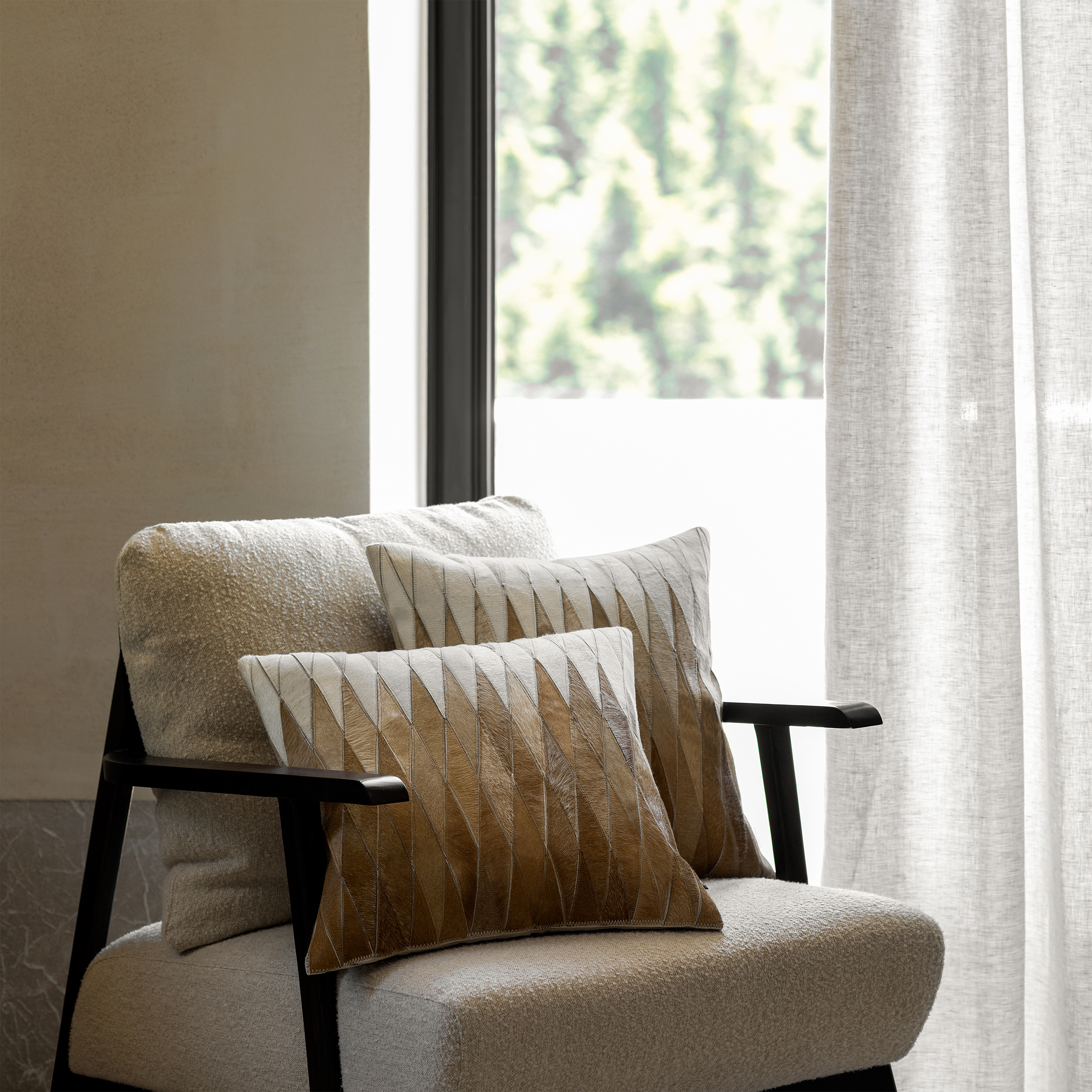 Подушка декоративная Togas Арирре бежевый 45x45 см