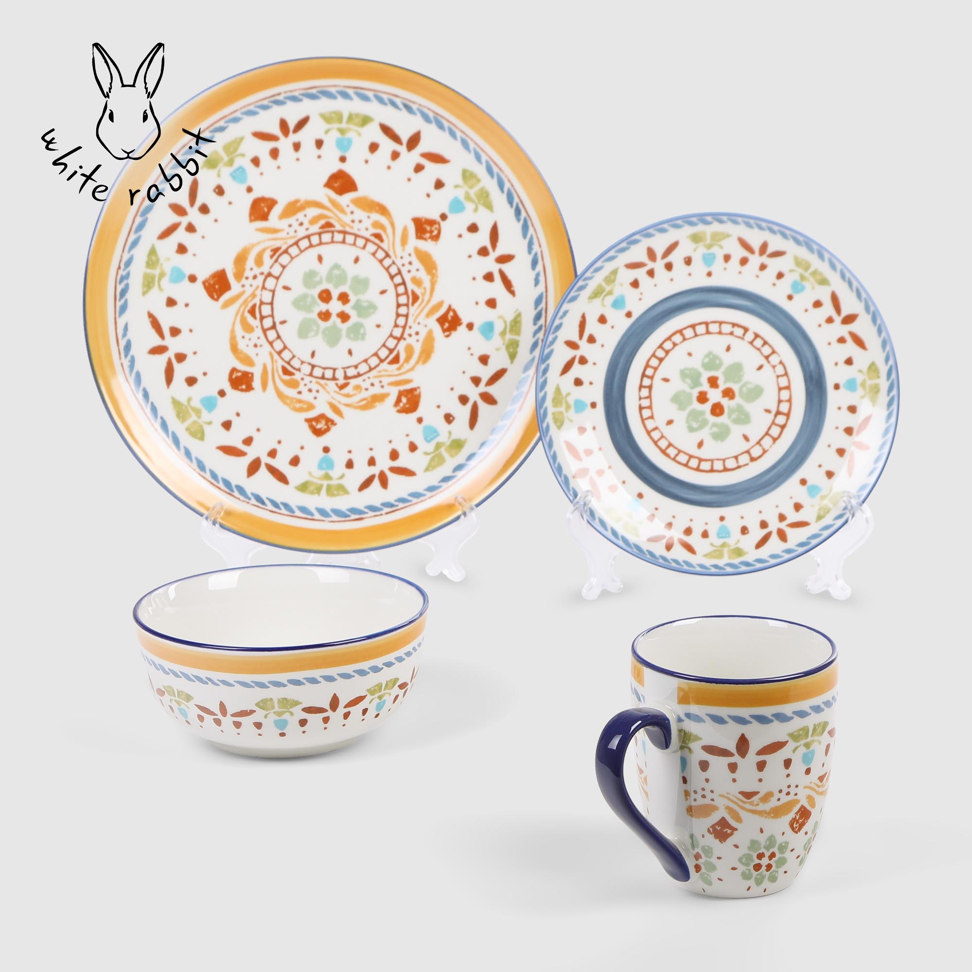 Набор посуды White Rabbit Ornament 16 предметов 3999₽