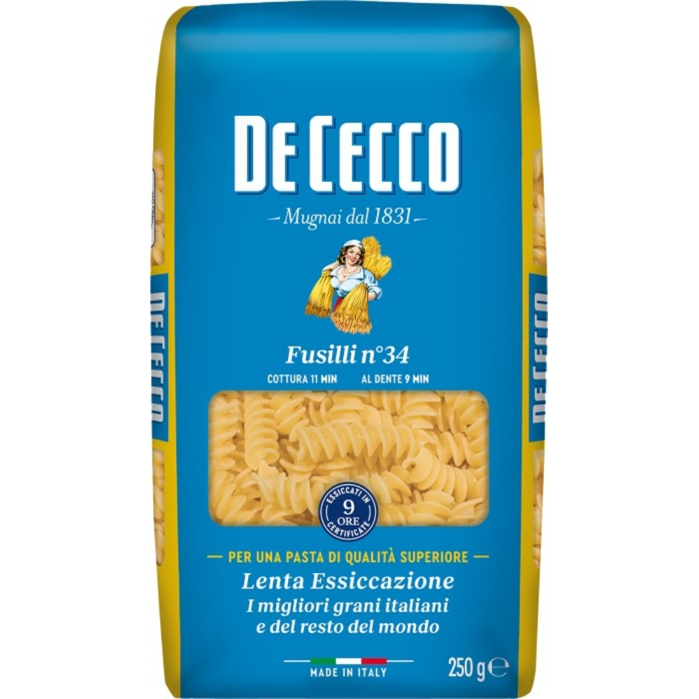 Макароны De Cecco Фузилли 34 250 г 159₽