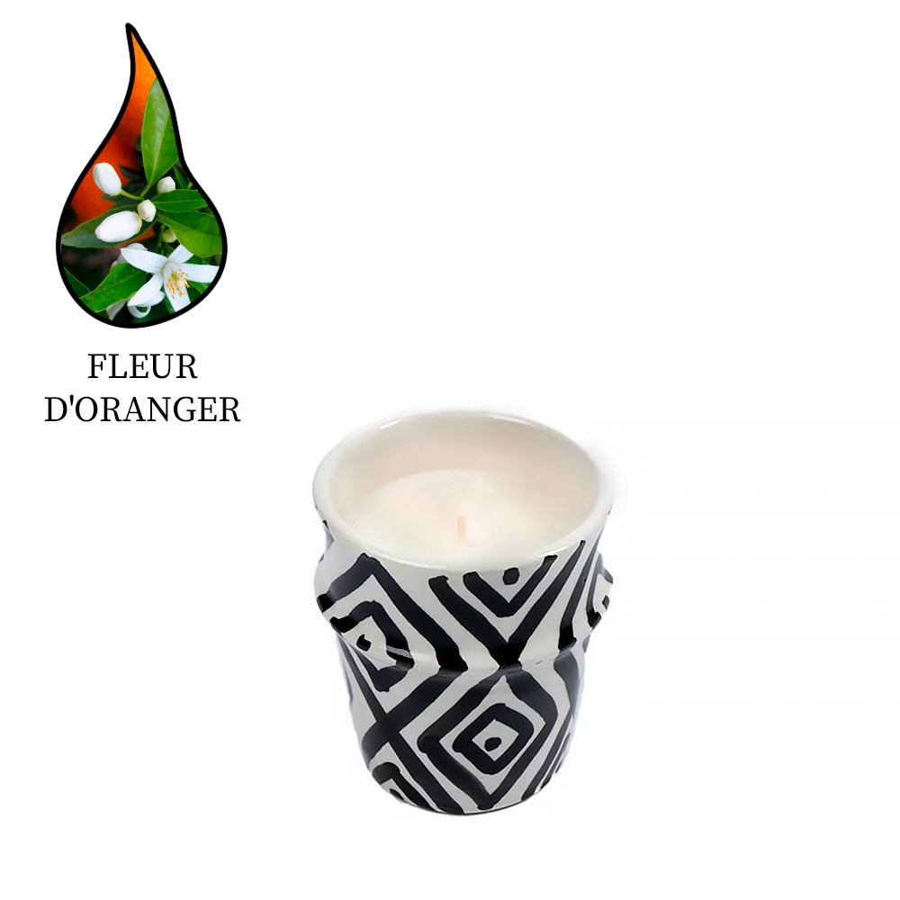 Аромасвеча Nour Bougie Lozana Fleur d’oranger 233 г