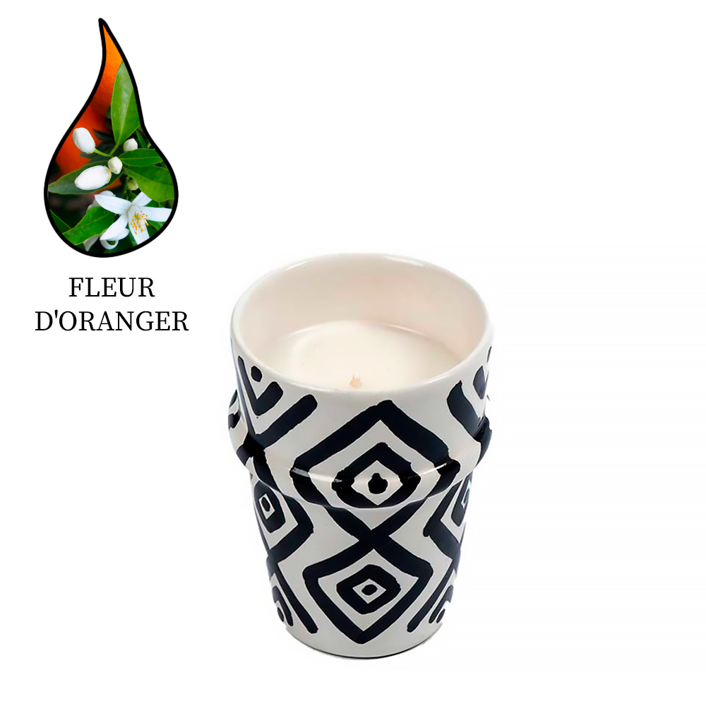 Аромасвеча Nour Bougie Lozana Fleur d’oranger 475 г