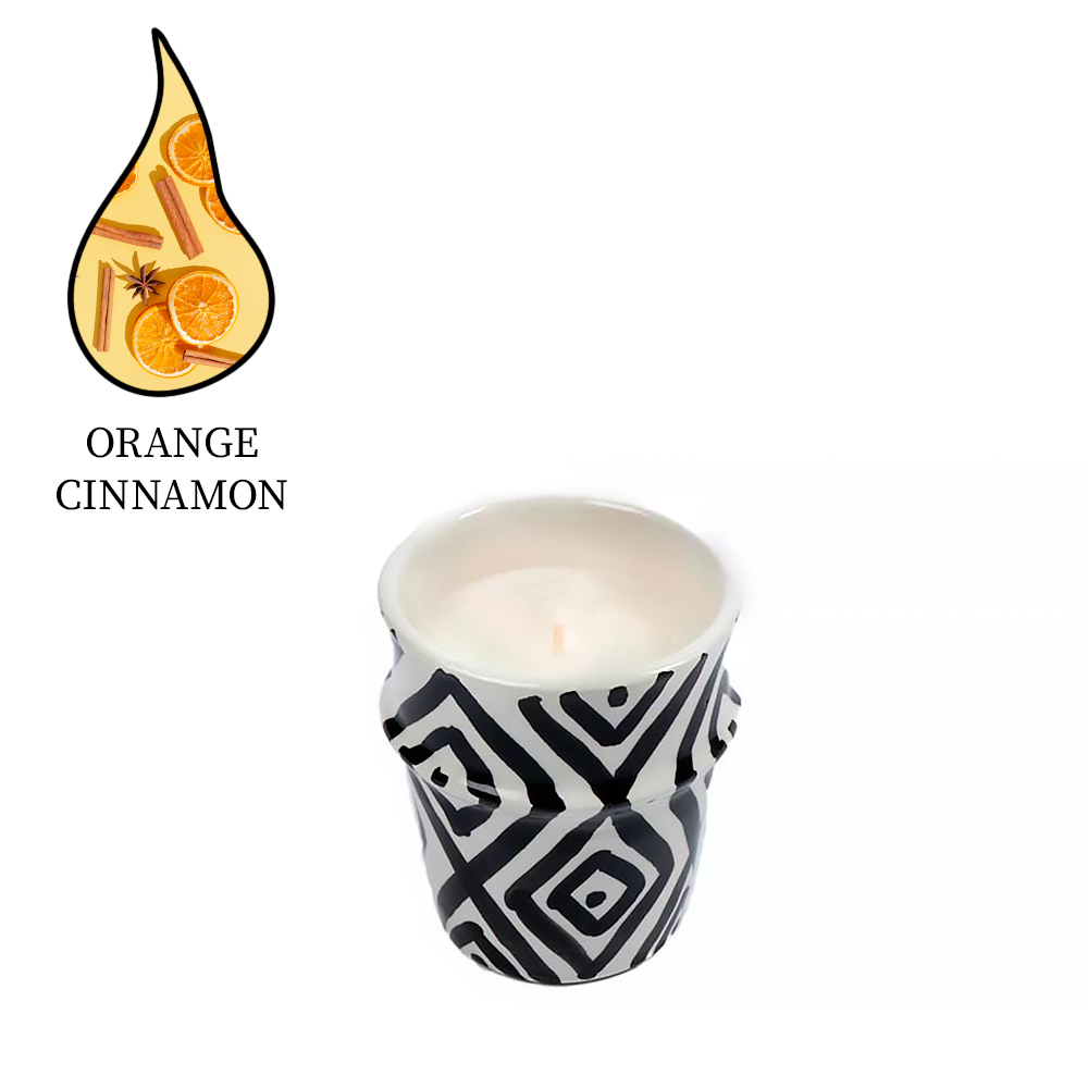 Аромасвеча Nour Bougie Lozana Orange cinnamon 233 г