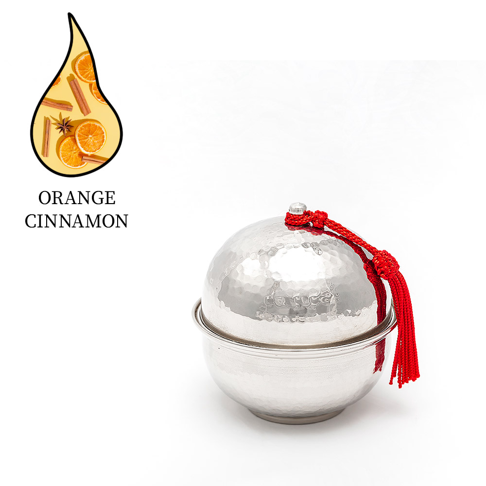 Аромасвеча Nour Bougie Luna Orange cinnamon 118 г