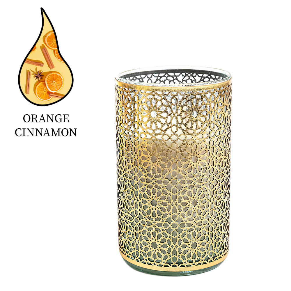 Аромасвеча Nour Bougie Mosaica Orange cinnamon 3000 г