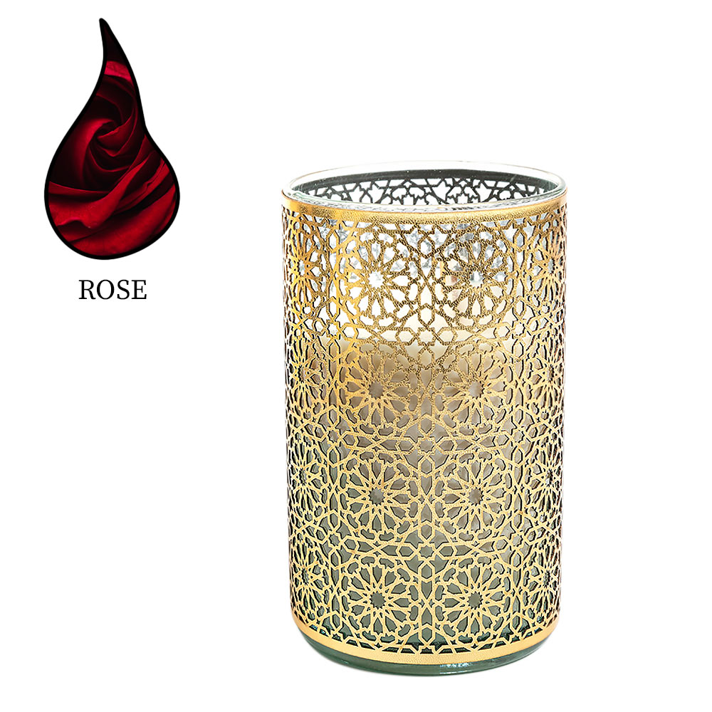 Аромасвеча Nour Bougie Mosaica Rose 3000 г