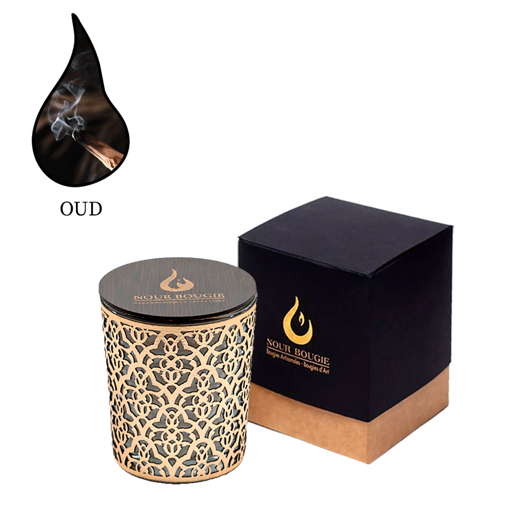 Аромасвеча Nour Bougie Stockholm Oud 450 г