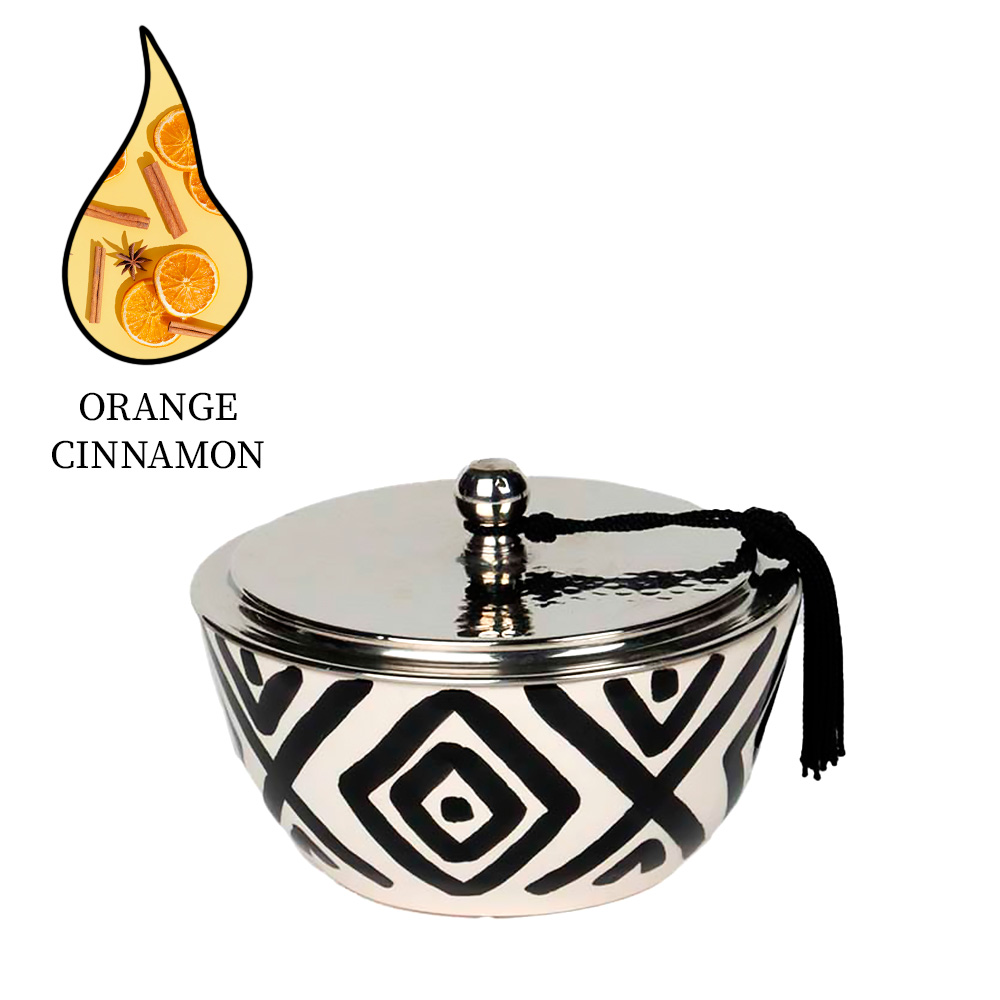 Аромасвеча Nour Bougie Tellus Orange cinnamon 548 г