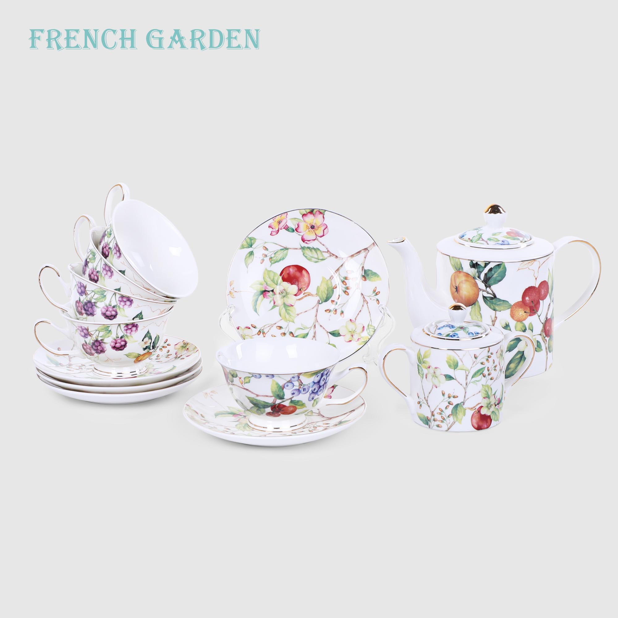 Набор чайный French garden Berries 14 предметов