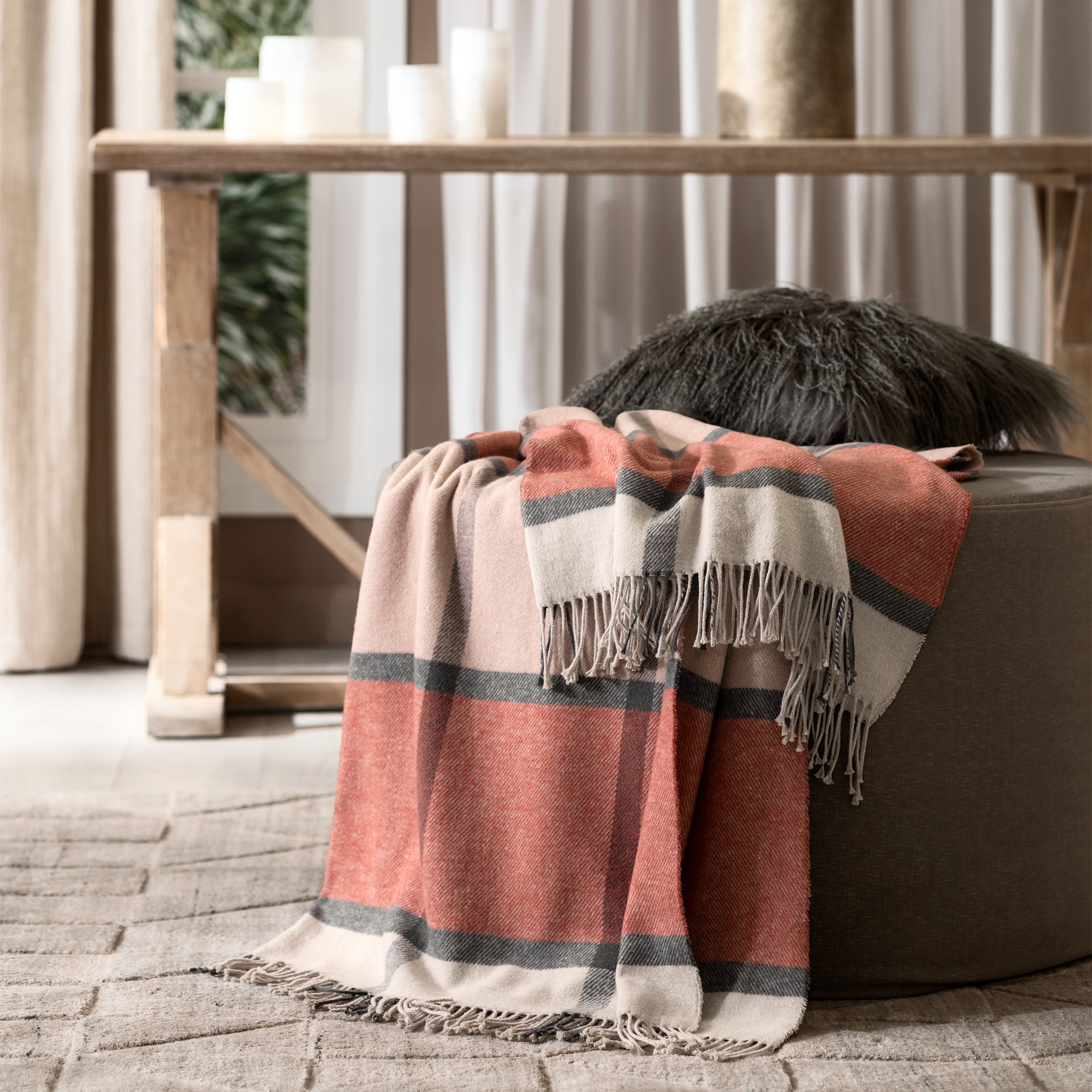 Плед Togas Тинто бежевыйкоралловый 130х170 см 8119₽