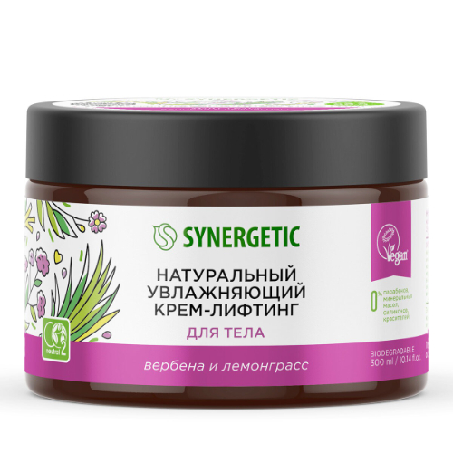 Крем-лифтинг для тела Synergetic Увлажняющий 300 мл