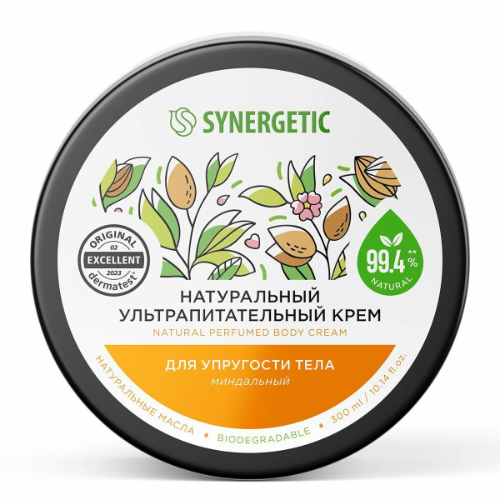 Крем ультрапитательный Synergetic Для упругости тела 300мл Вид№3