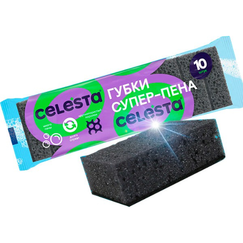 Губки для посуды Celesta Супер-пена 10 шт 139₽