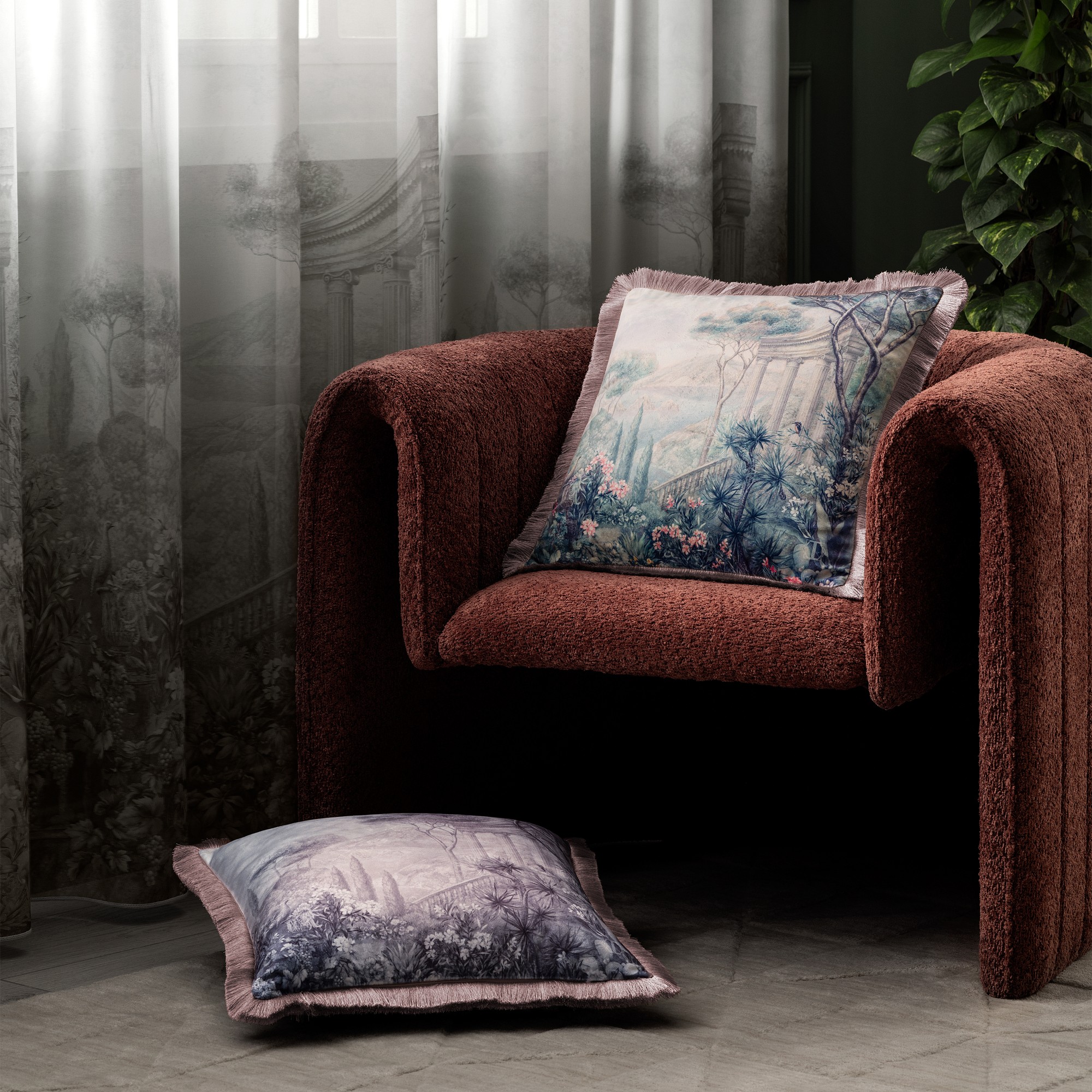 

Подушка декоративная Togas Элизиум розовый 45х45 см