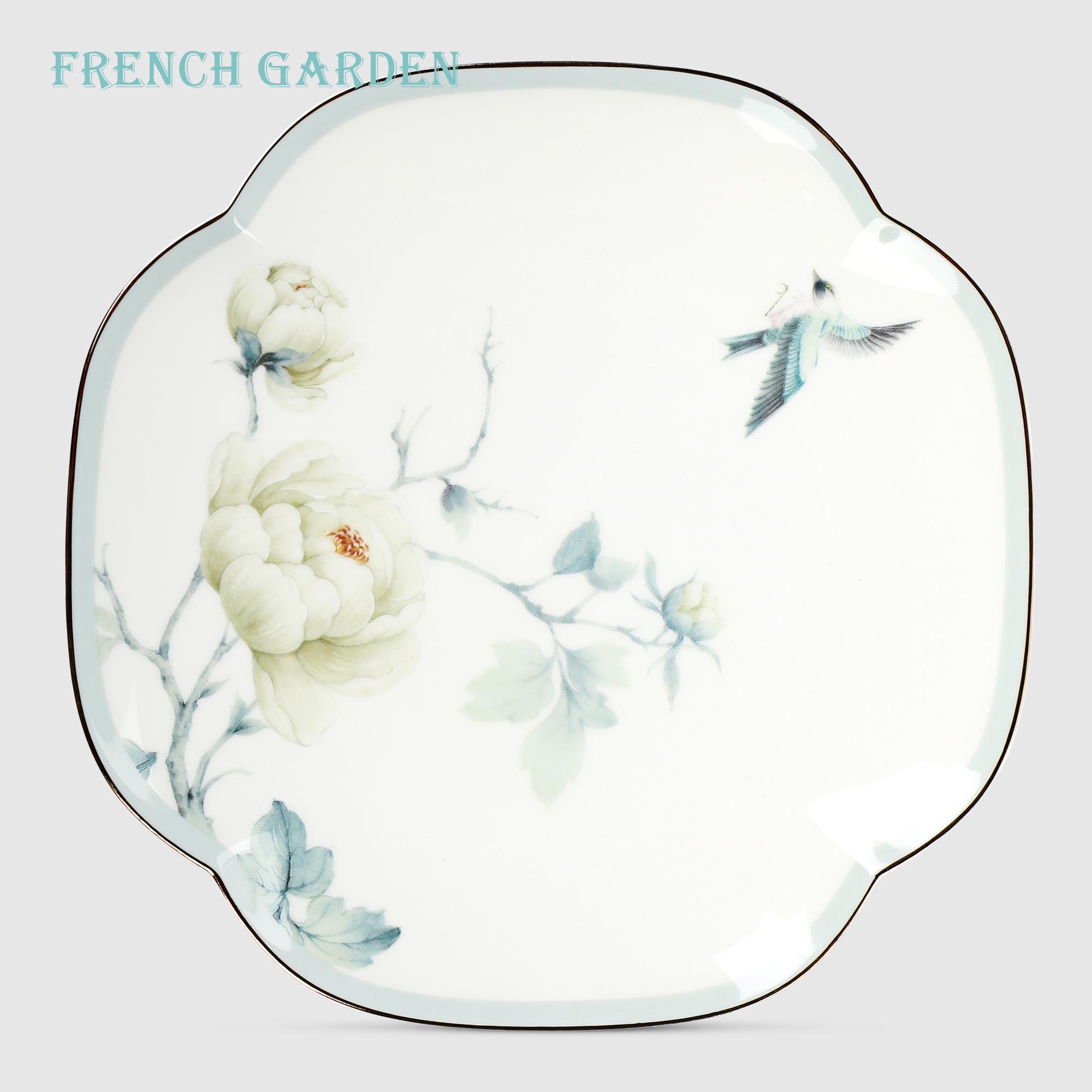 Тарелка десертная French garden Белая роза 191 см 699₽