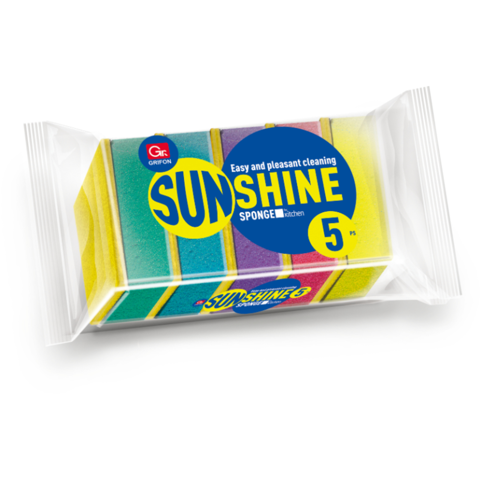 Губки Grifon sunshine мини поролон 5шт