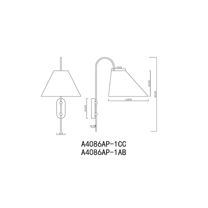 Светильник настенный Arte Lamp a4086ap-1cc Вид№4