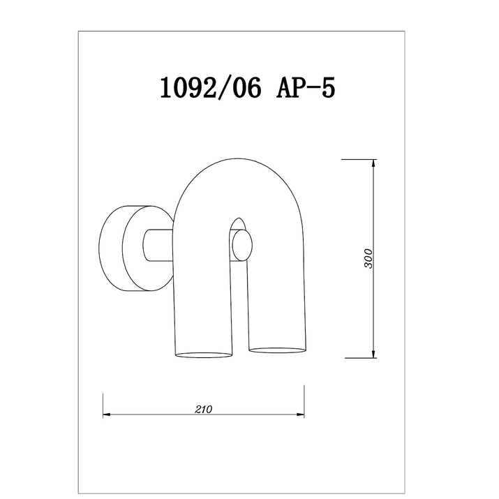 Светильник настенный Divinare 1092/06 AP-5 Вид№2