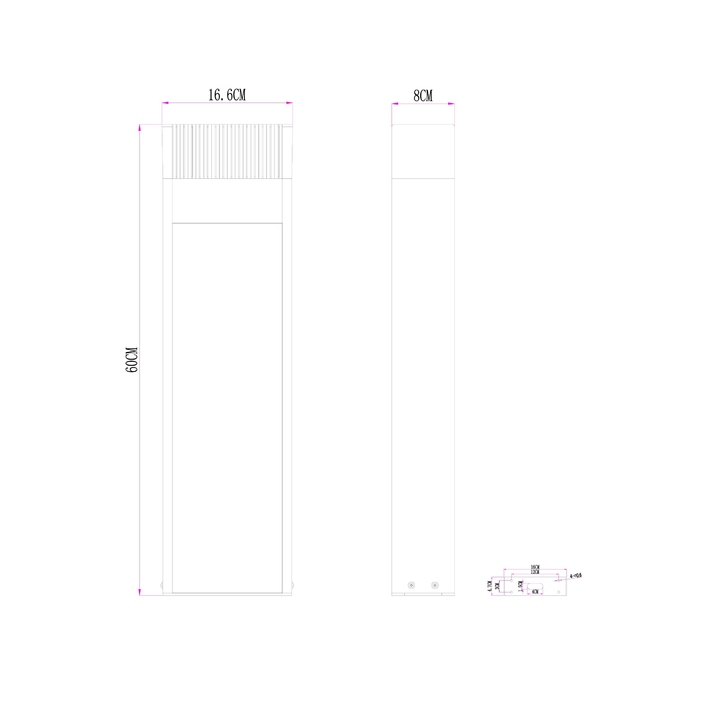 Светильник уличный ARTE LAMP A2146PA-1BR Вид№3