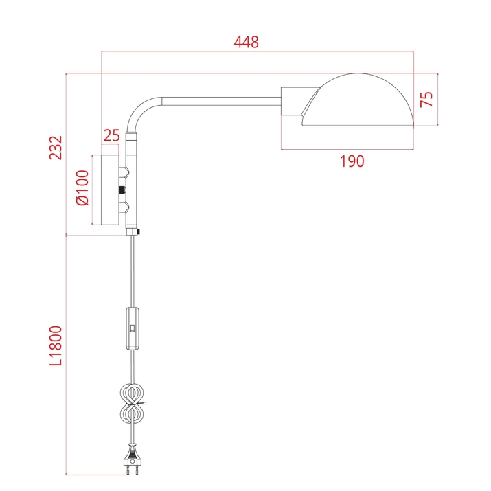 Светильник настенный ARTE LAMP A7055AP-1BK Вид№5