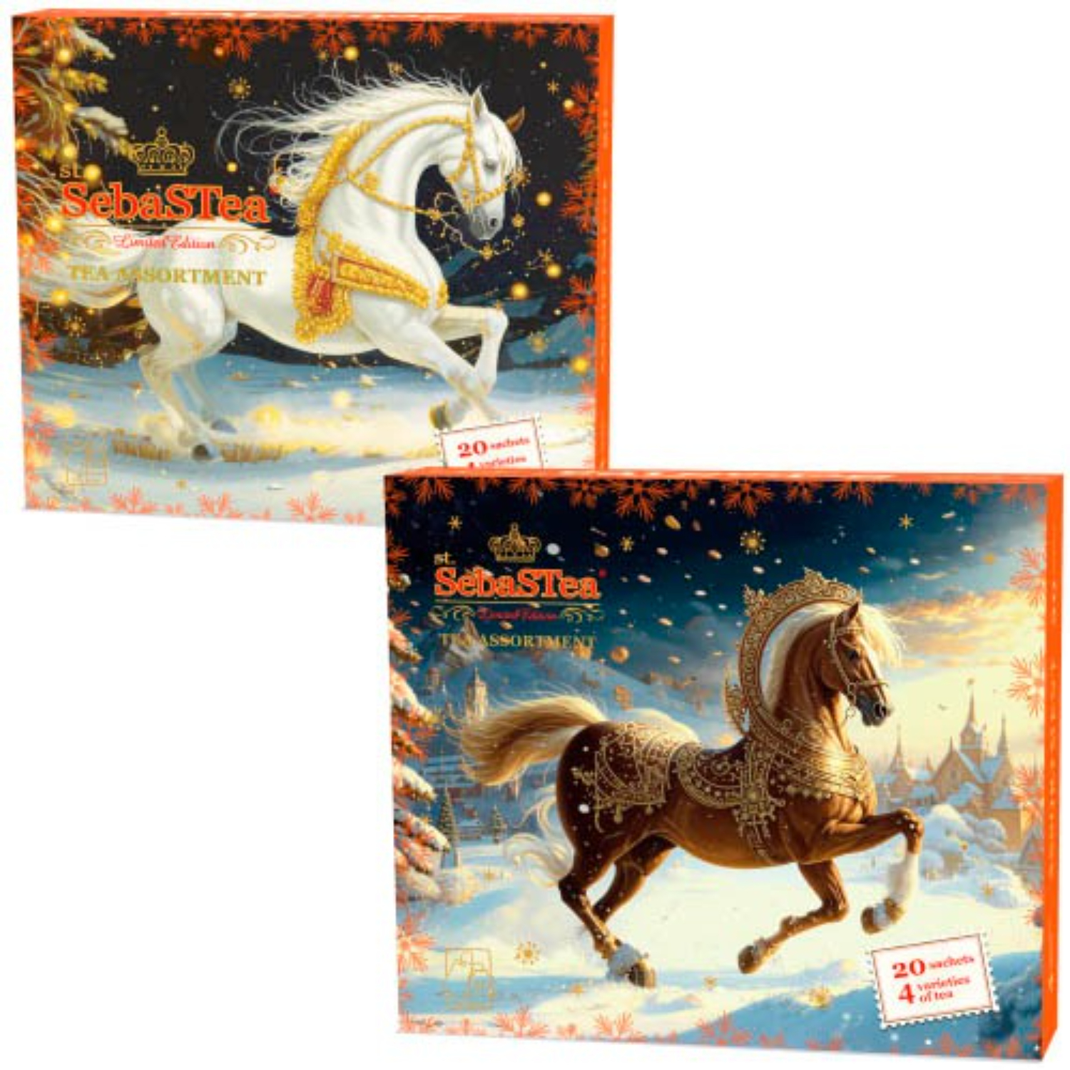 Чай Sebas-Tea magic horse ассорти 20 пакетиков 186₽