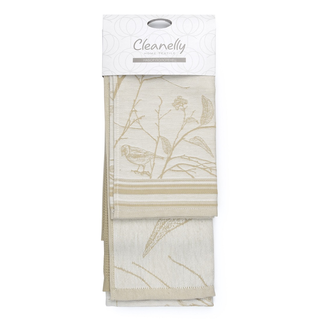 

Набор полотенец 2шт Cleanelly Basic oriole оливковый 50х70 см