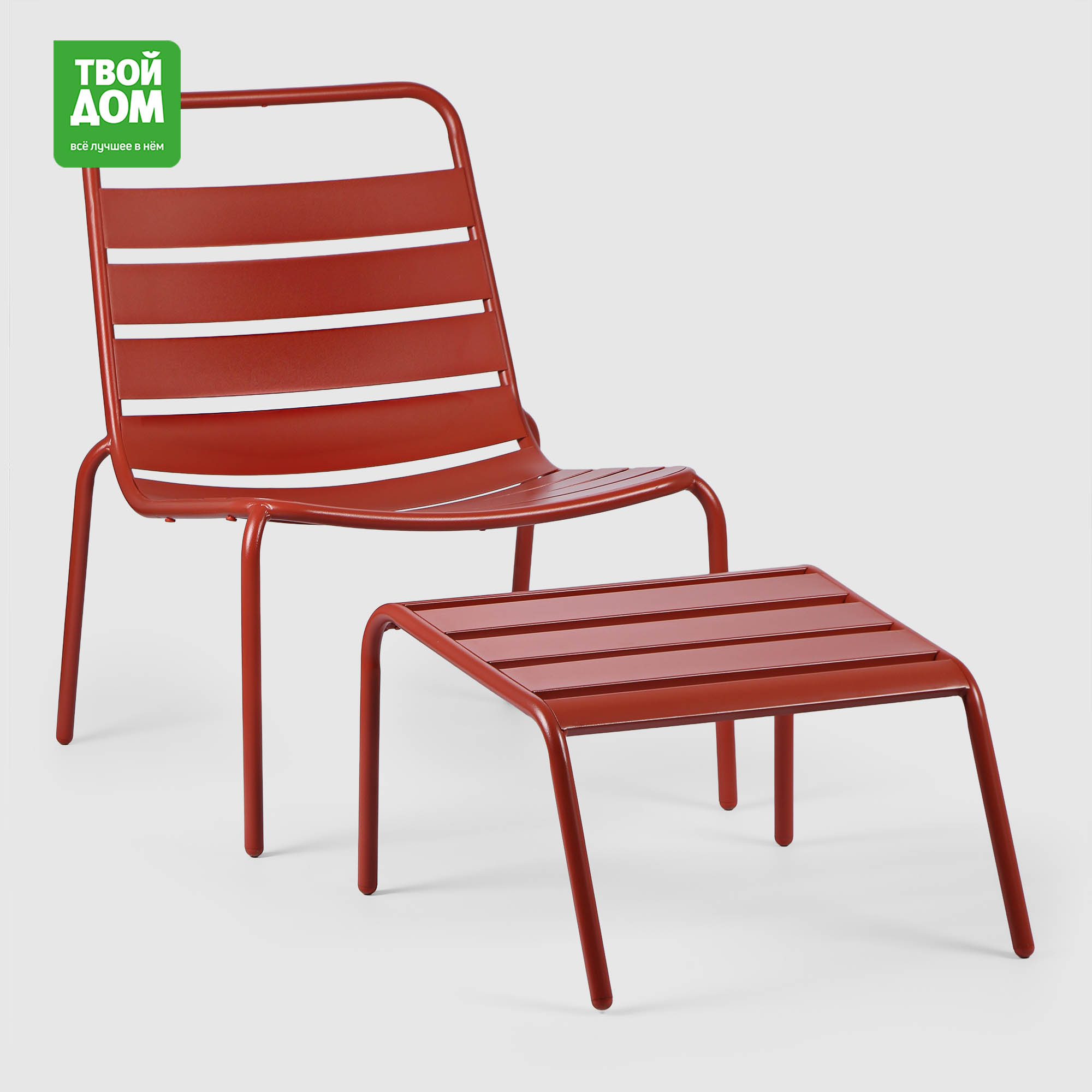 Комплект мебели Linya терракотовый 2 предмета