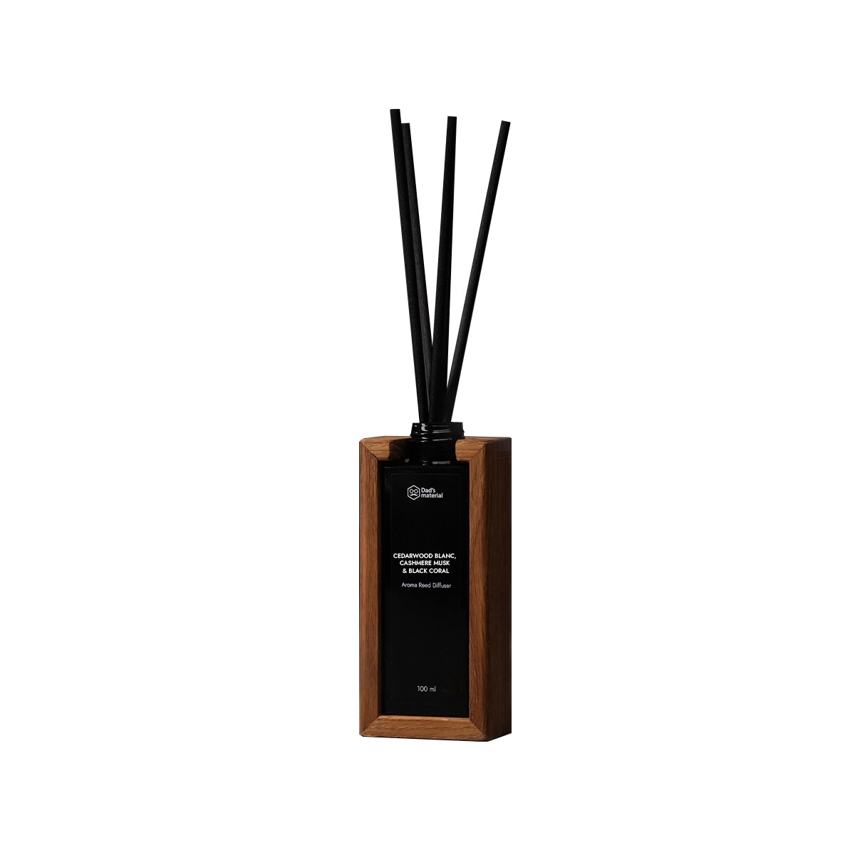 Аромадиффузор Dad's material "Cedarwood Blanc, Cashmere Musk & Black Coral", 100 мл