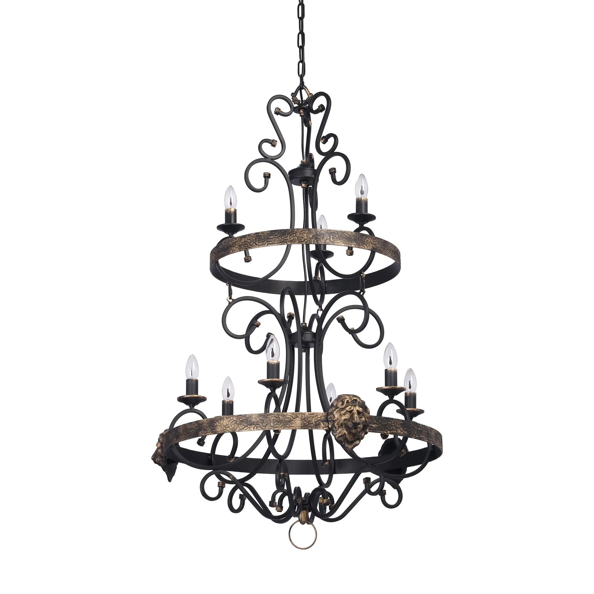 Люстра Розаnoff RS121/6+3 Лиона 9xЕ14