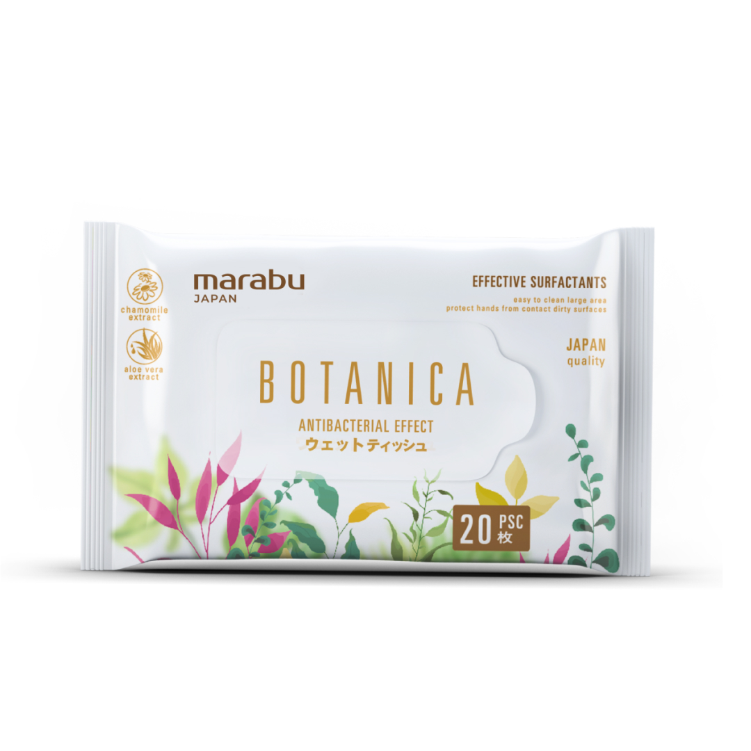 Салфетки влажные Marabu Botanica 200х180 см 20 шт