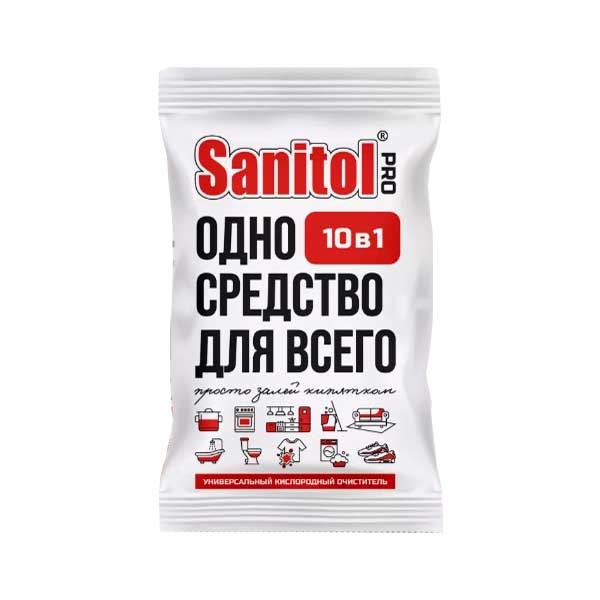 Очиститель Sanitol Pro кислородный универсальный 100 г