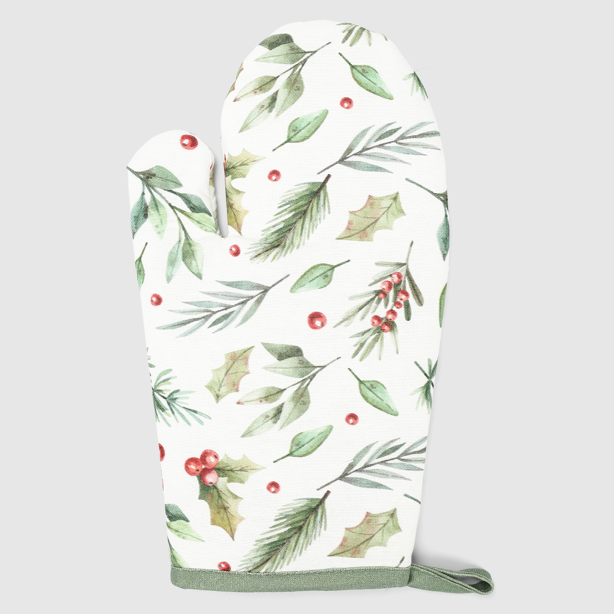 Прихватка-рукавица Erteks X-mas остролист 18х36 см 749₽