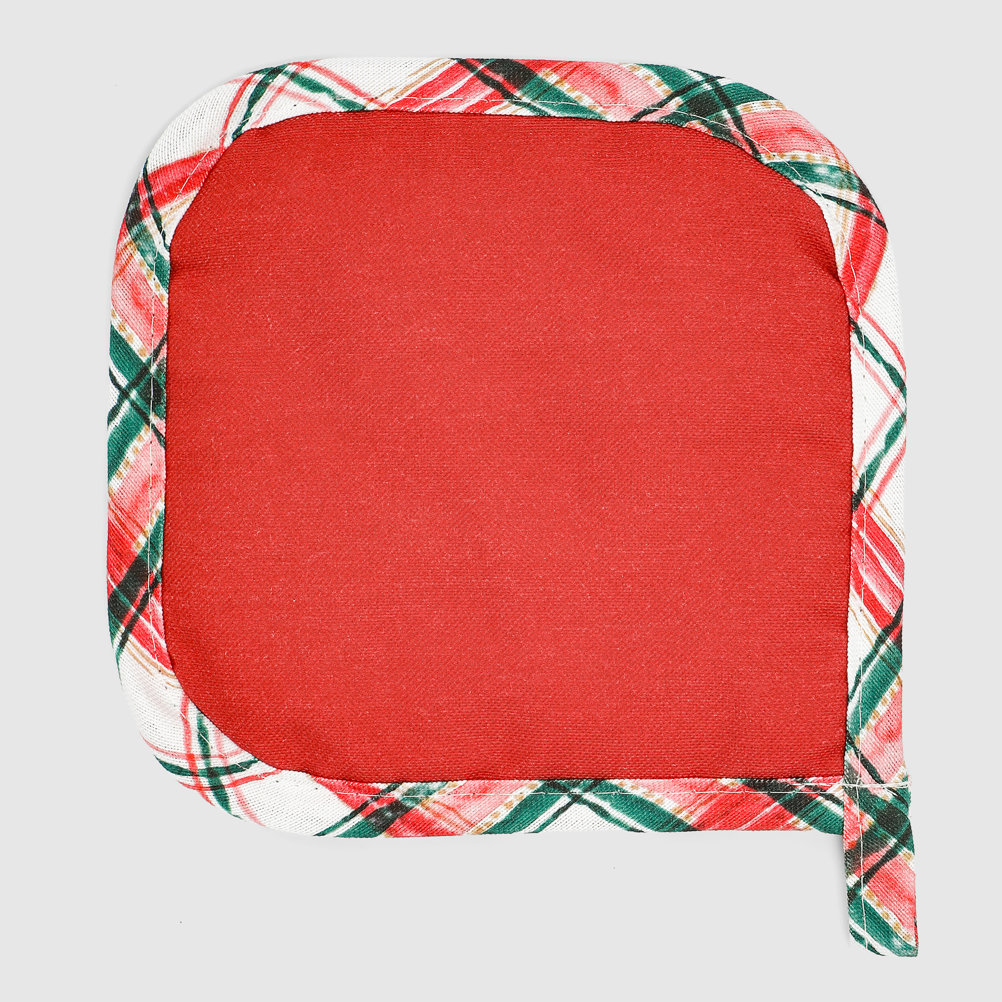 Прихваткам X-mas красная клетка 20х20 см 499₽