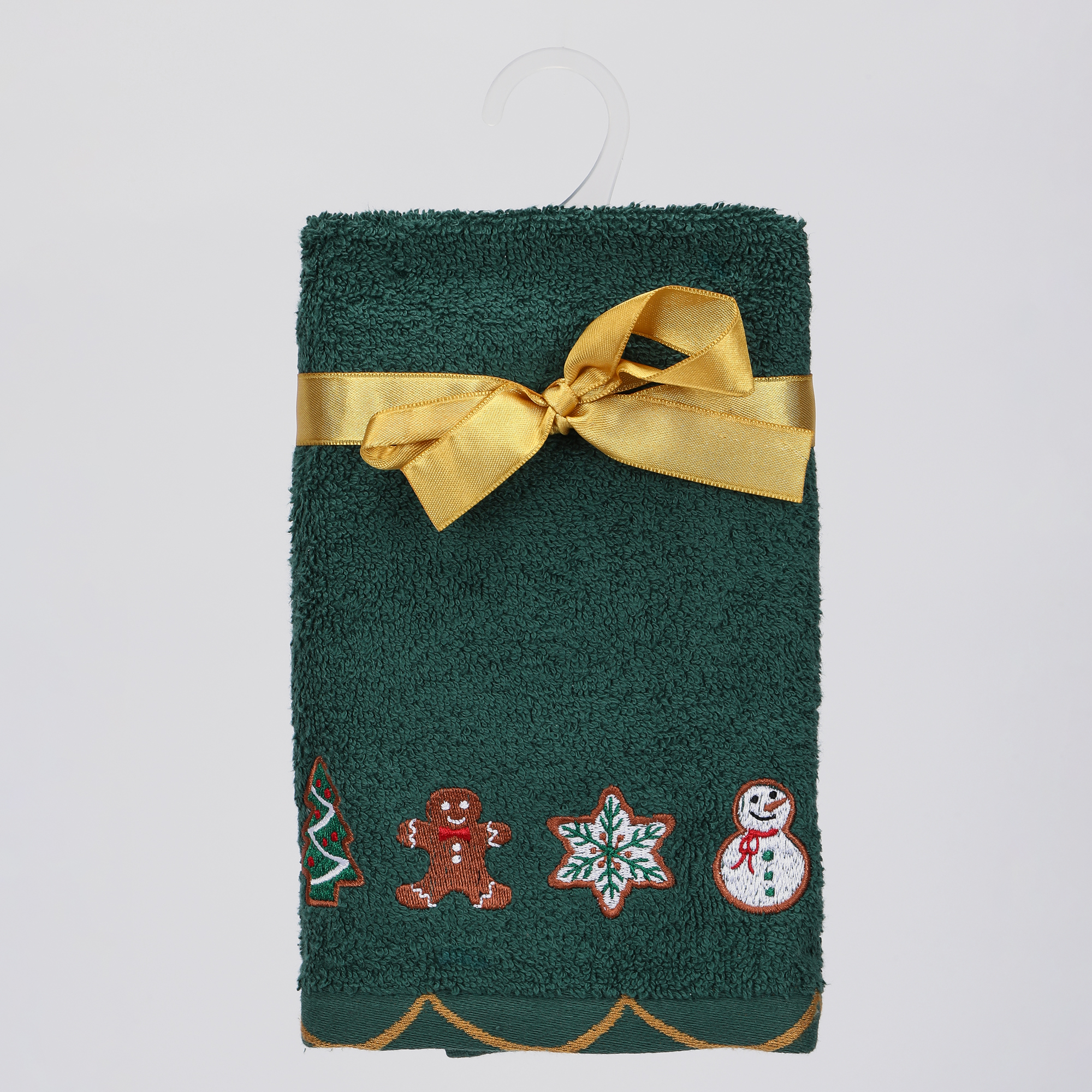 Полотенце Erteks X-mas friends зеленый 40х70 см 679₽