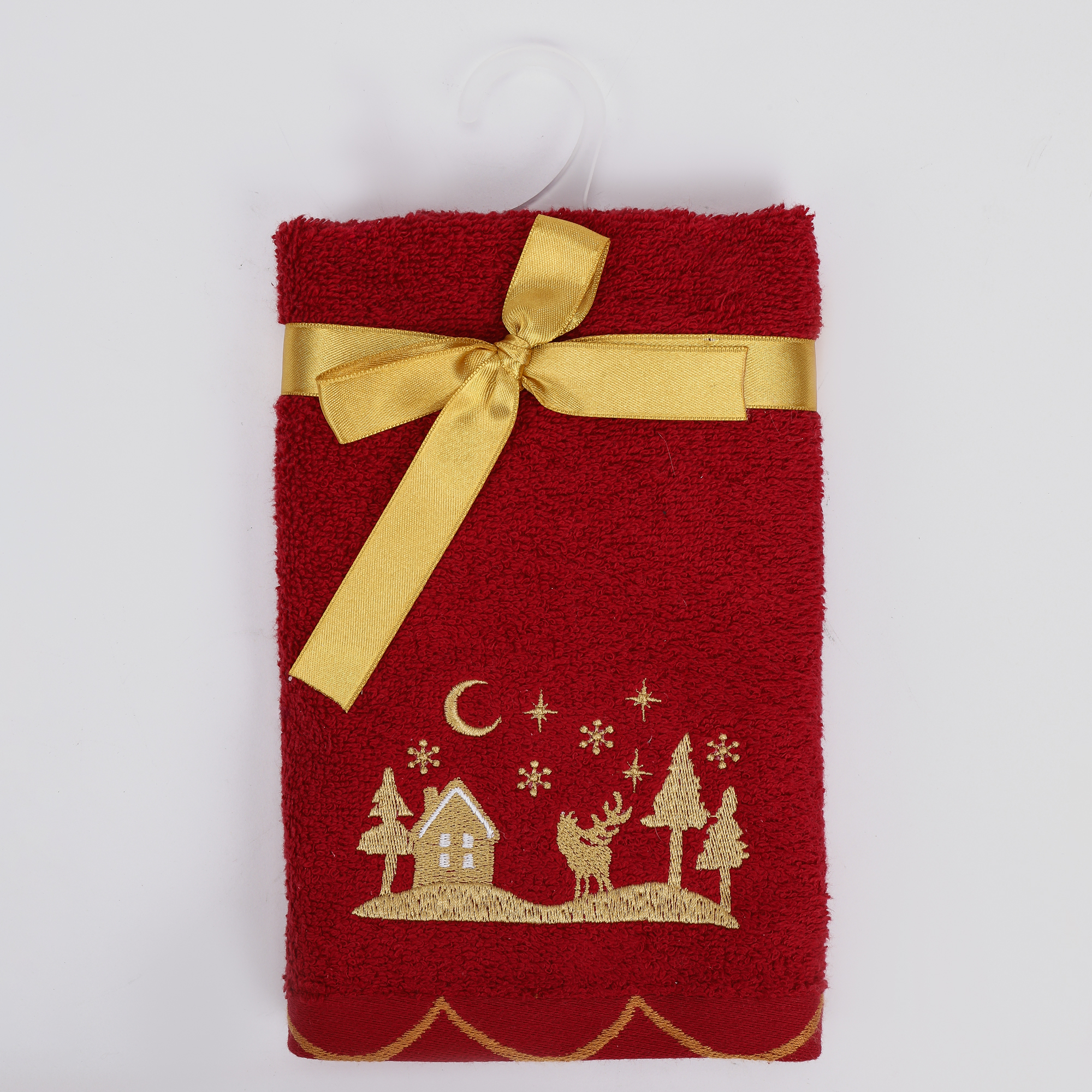 Полотенце Erteks X-mas town красный 40х70 см 799₽